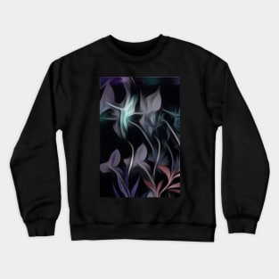 Abstract colourful aesthetic beautiful dream love romantic gothic dark design vintage floreal fantasy Crewneck Sweatshirt